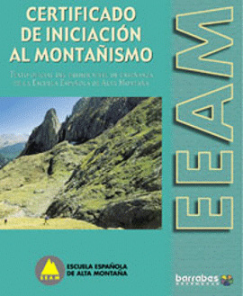 Cover of Certificado de iniciación al montañismo