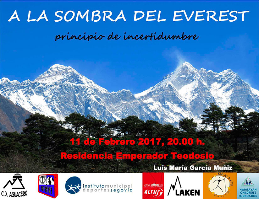 Cartel A la sombra del Everest