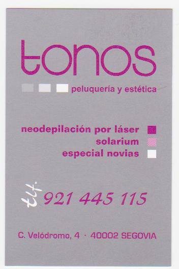 LOGO PELUQUERÍA TONOS