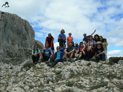 Foto grupo montaña alicantina