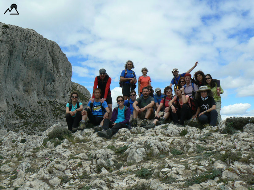 Foto grupo montaña alicantina
