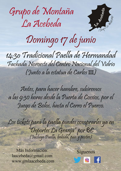 Cartel paella