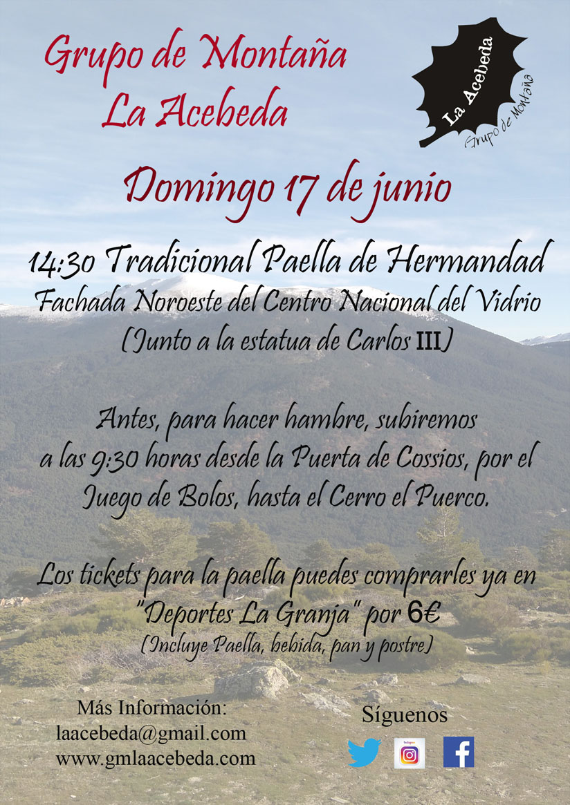 Cartel paella